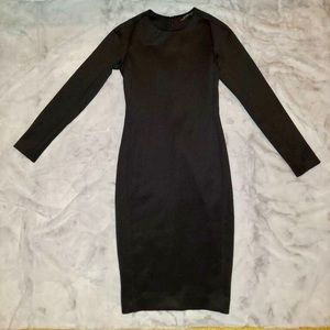 Zara Black Fitted Dress